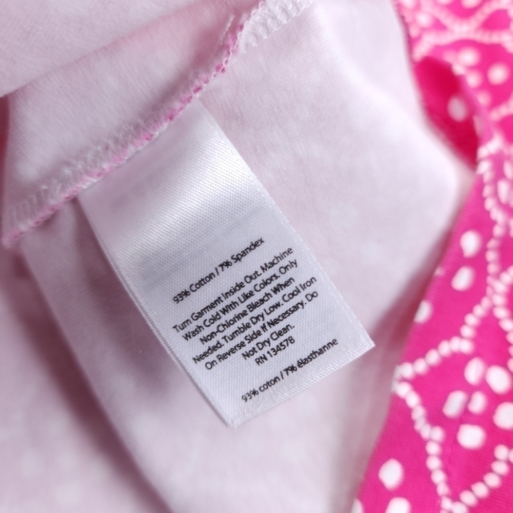 Vineyard Vines Pink White Teen Girls Dress Sz 16 ( XL ) - Picture 5 of 11